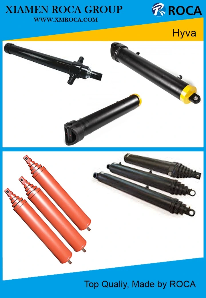 Hyva 70574140 Pin-to-Pin Front End Hydraulic Cylinder Fee Type A129-3-03013-243-K1375